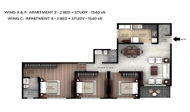 House of Hiranandani Devanahalli Floor Plan
